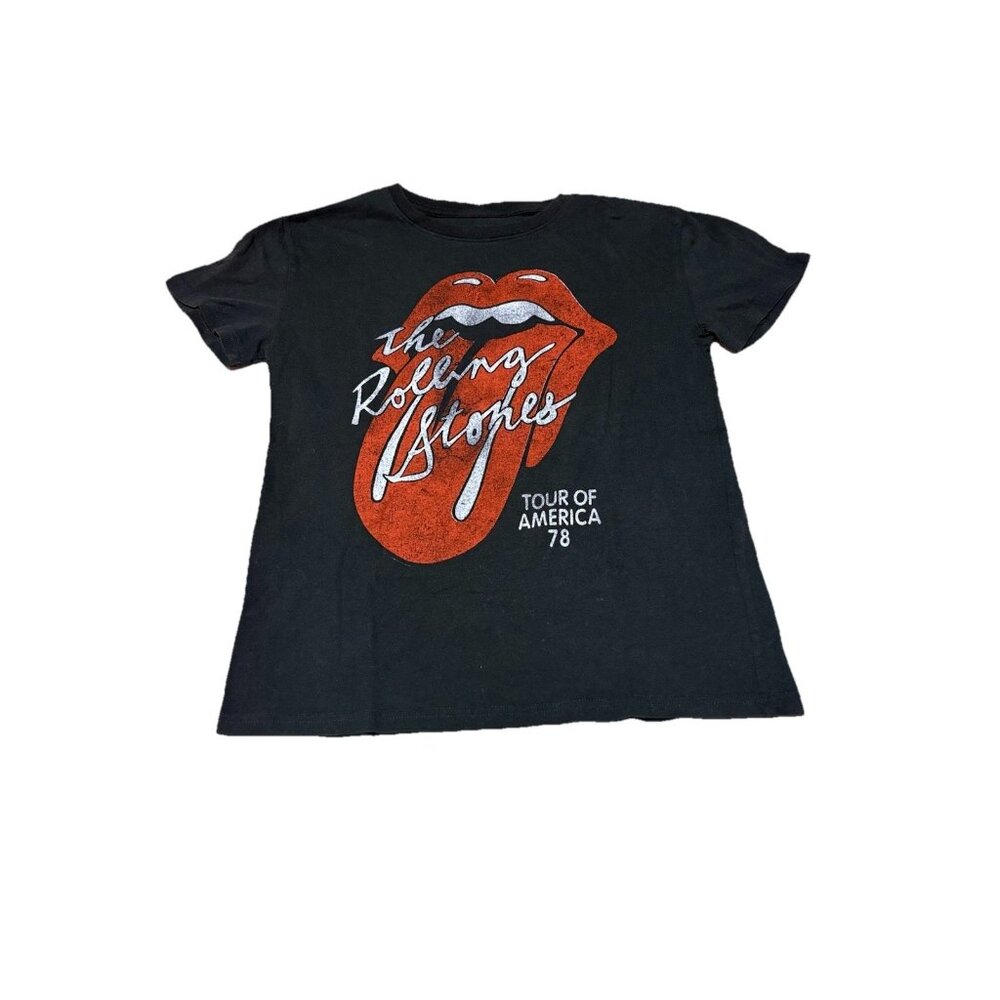 Rolling Stones Shirt Womens Small Tour of America 78 Rock Band Concert Tee Music - Picture 2 of 6